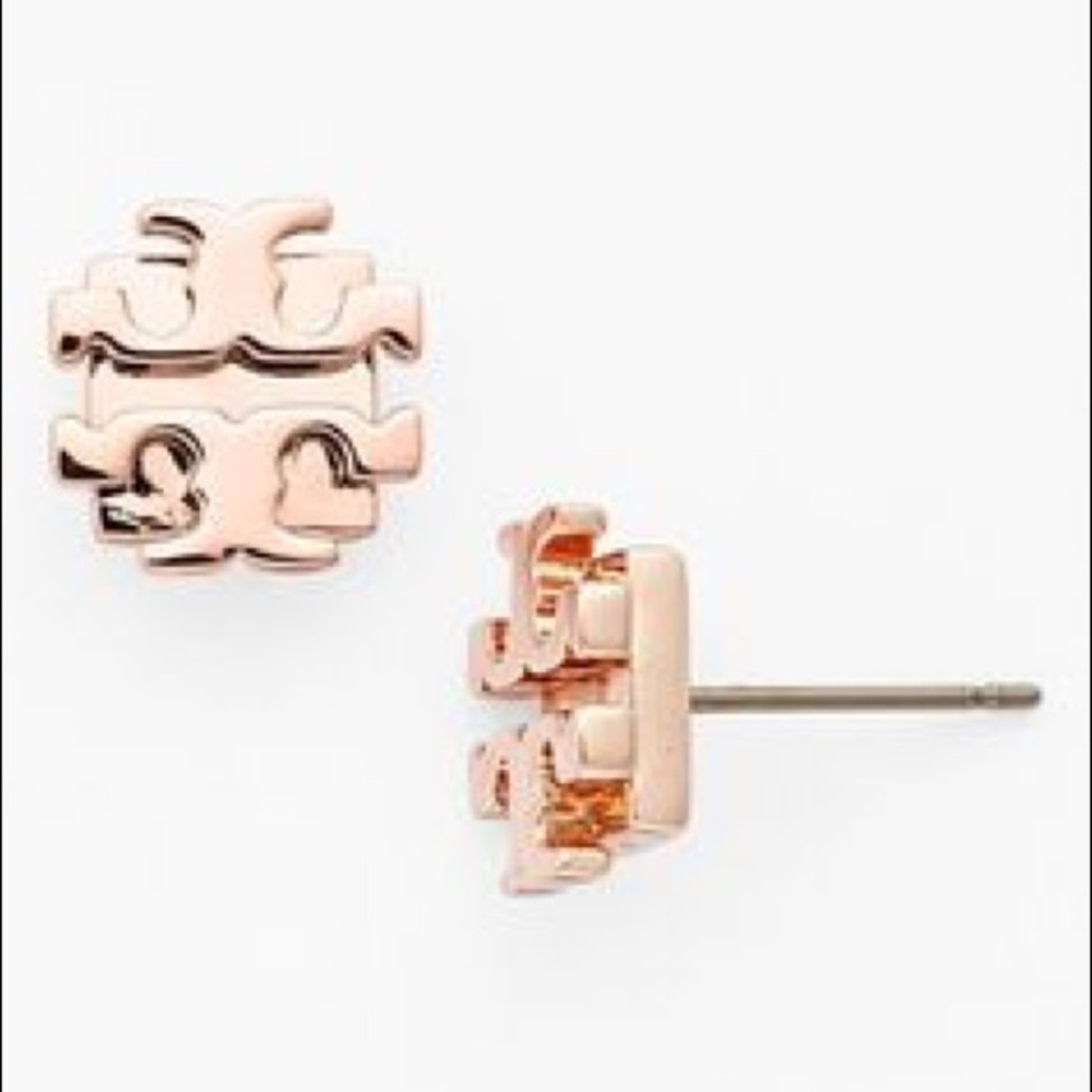 SALE!!! Tory Burch T stud earrings - Picture 5 of 7